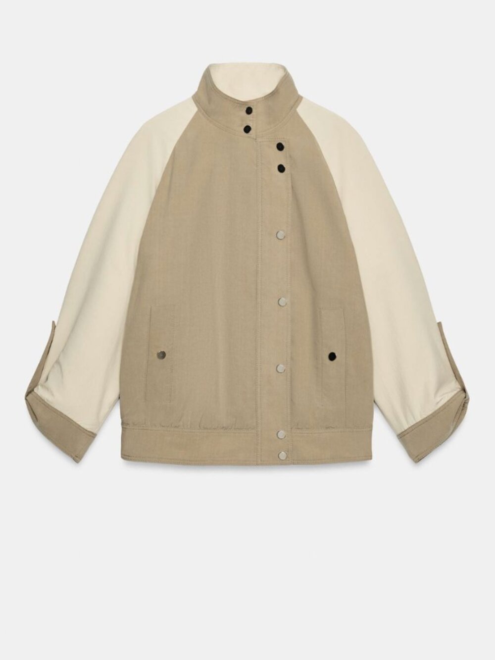 NWT Zara Combined Quilted Bomber Jacket, size small